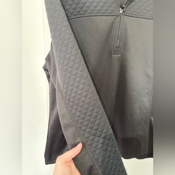 🎉4/30$🎉 Callaway Black Quilted Half-Zip Pullover - Size Large - Picture 4 of 6
